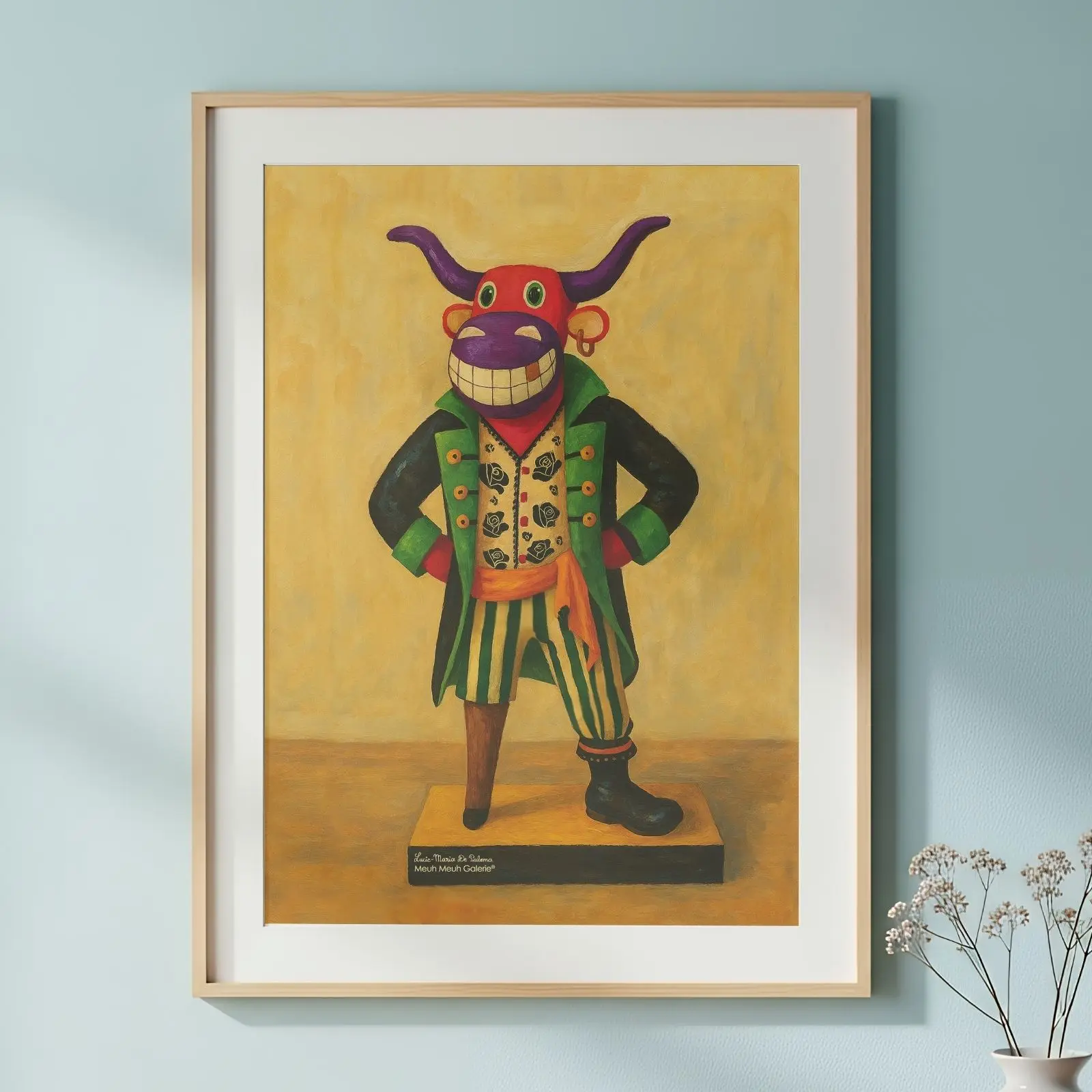 Affiche Vache Pirate