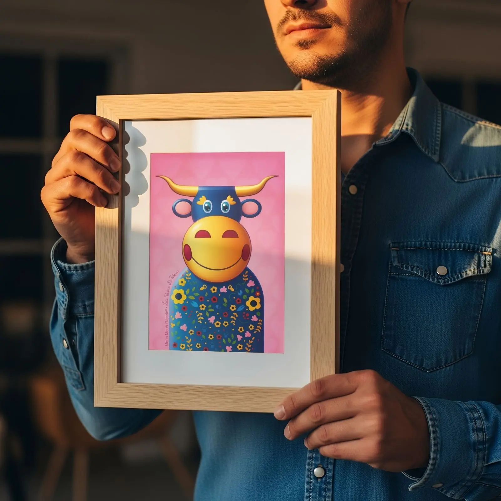 Affiche Vache avec Fleurs – Image 5