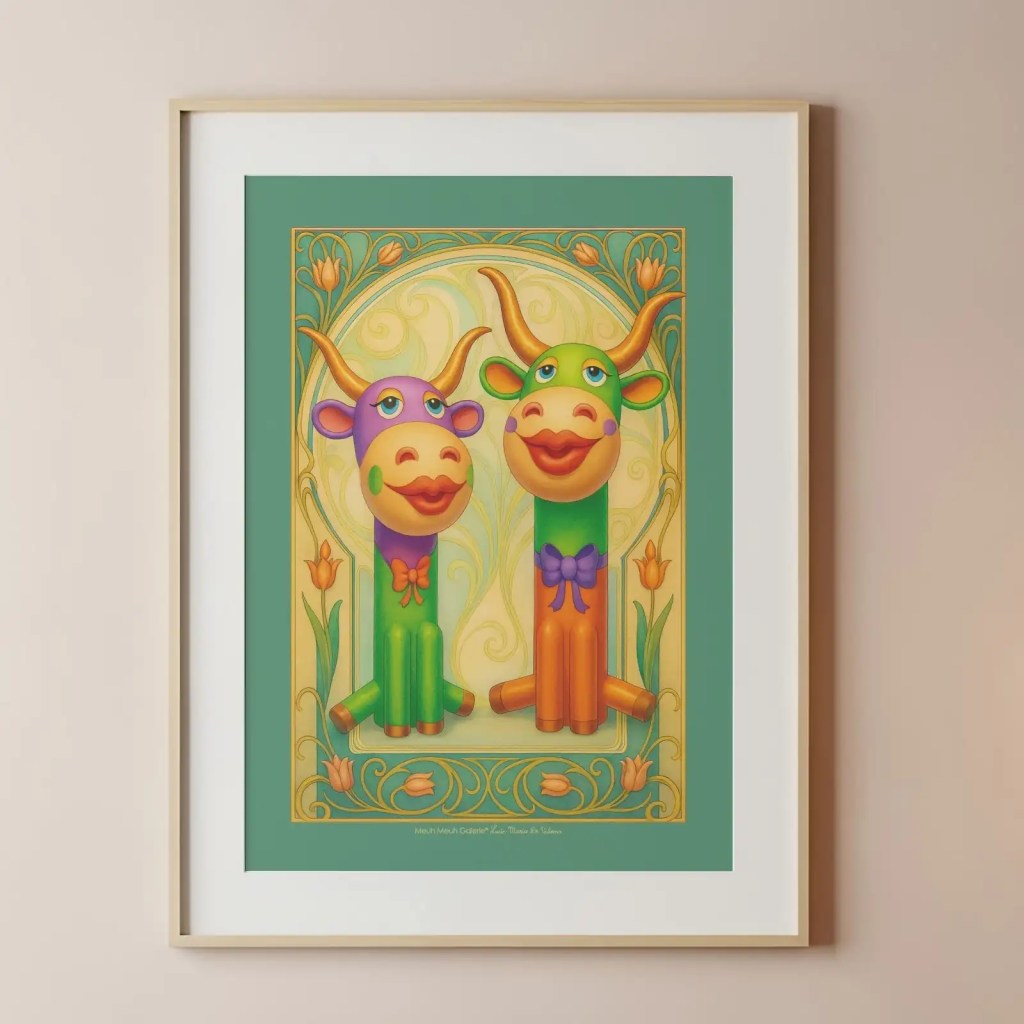 Affiche Vache Copines