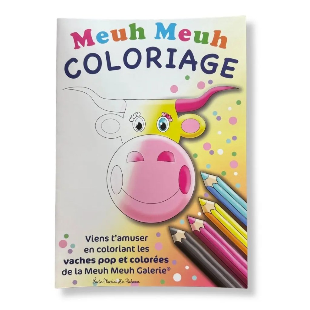 Cahier de Coloriage Vache